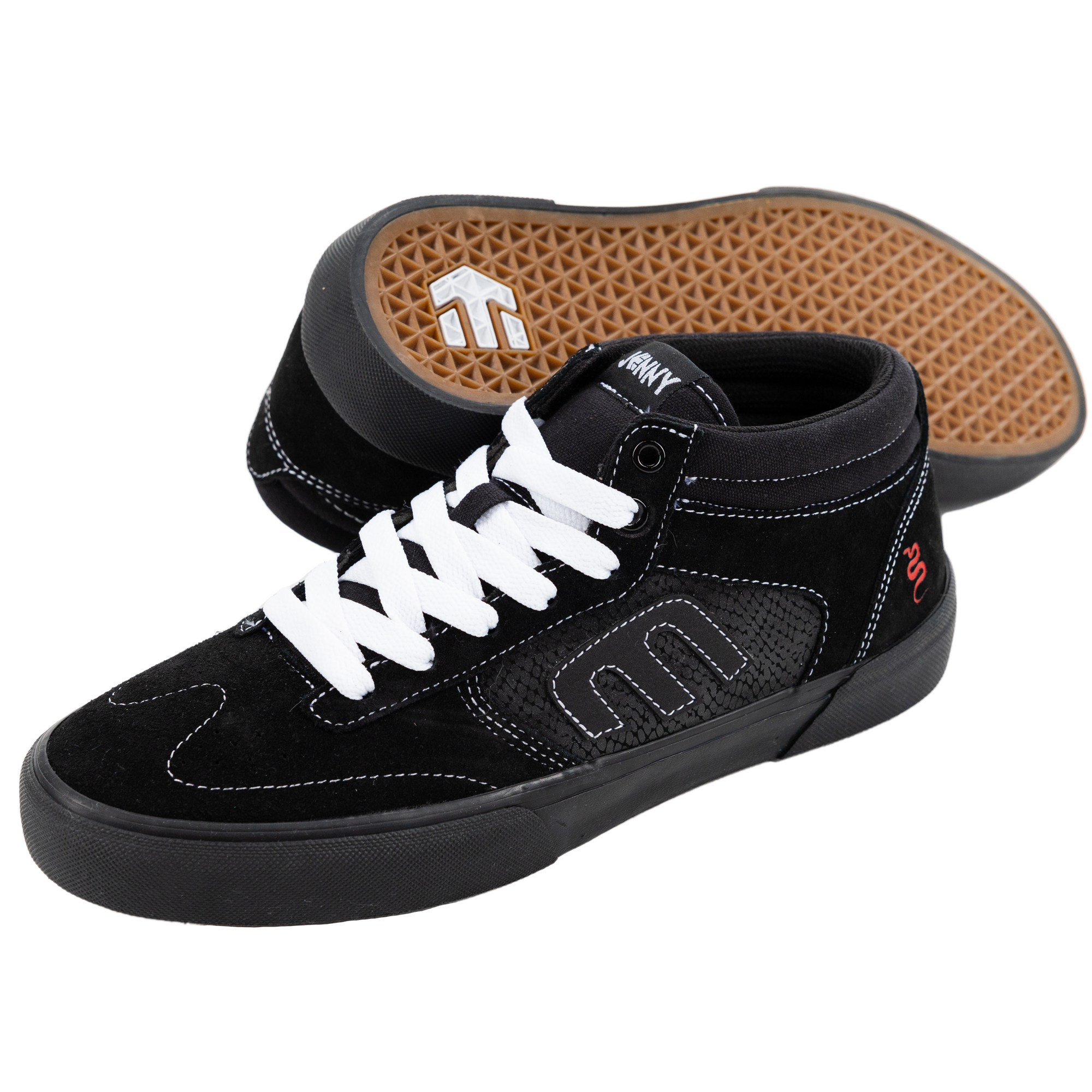 ETNIES X JENNY X MIKEY RAY - WINDROW VULC MID BLACK/BLACK - The Drive Skateshop