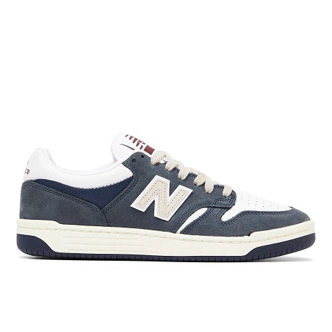 NEW BALANCE 480 NAVY WHITE The Drive Skateboard Shop