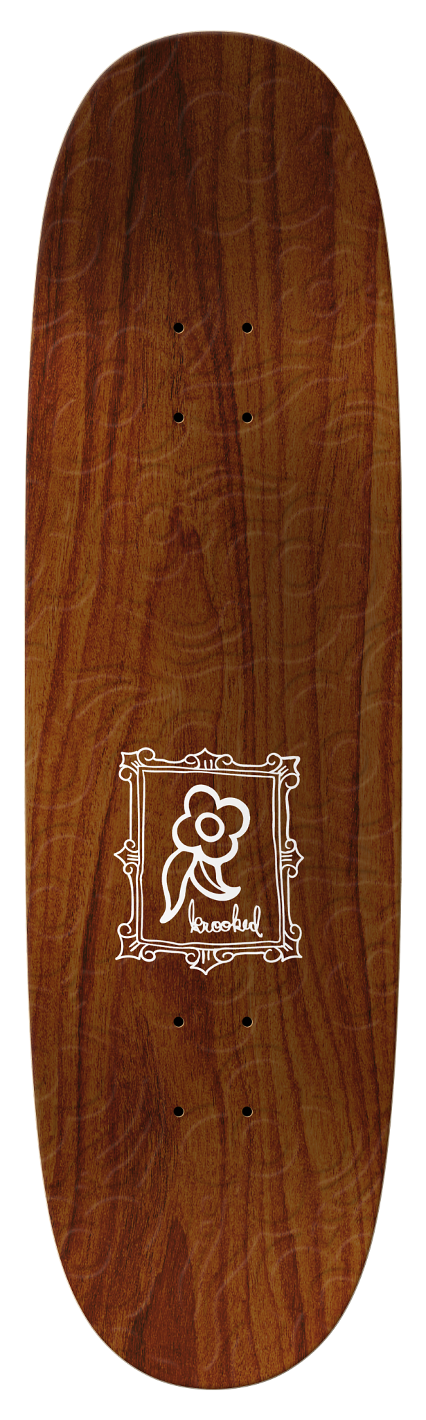 KROOKED DECK FLOWER FRAME EMBOSS (8.75") - The Drive Skateshop