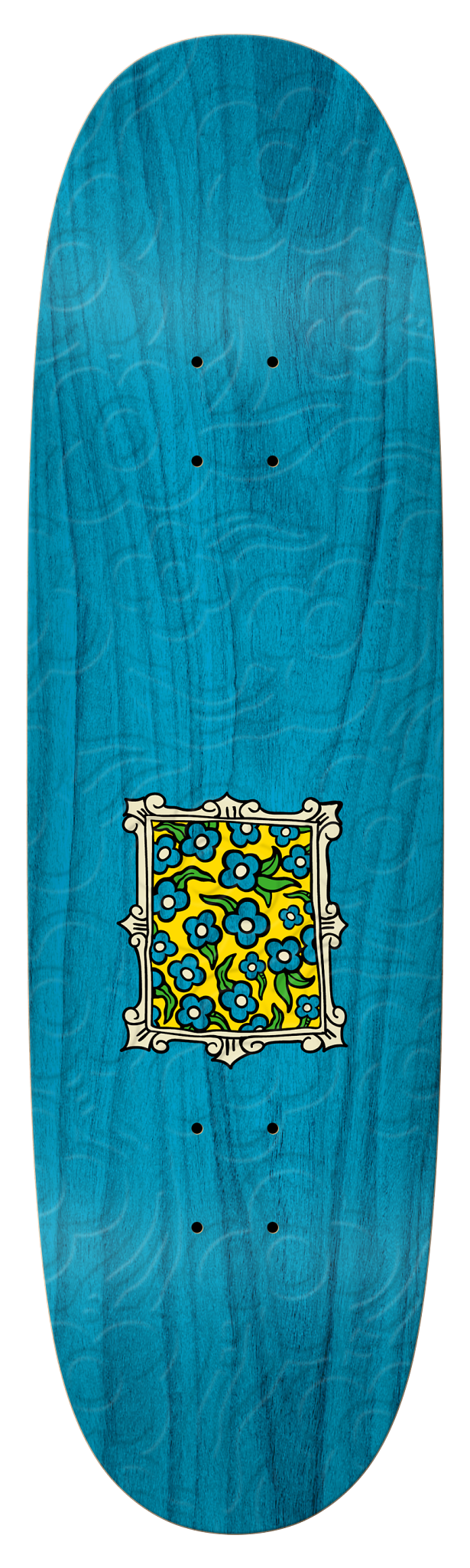 KROOKED DECK FLOWER FRAME EMBOSS (8.75") - The Drive Skateshop