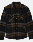 BRIXTON DURHAM LINED JACKET BLACK/CHARCOAL/DESERT PALM - The Drive Skateshop
