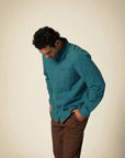 BRIXTON HASTING KAPOK FLANNEL HEATHER AQUATIC - The Drive Skateboard Shop