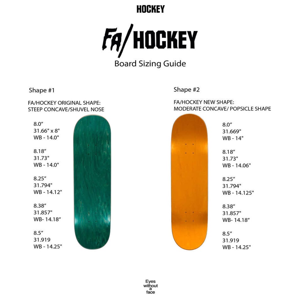 HOCKEY DECK INTRO CALEB BARNETT SHAPE 2 (8.25") - The Drive Skateshop