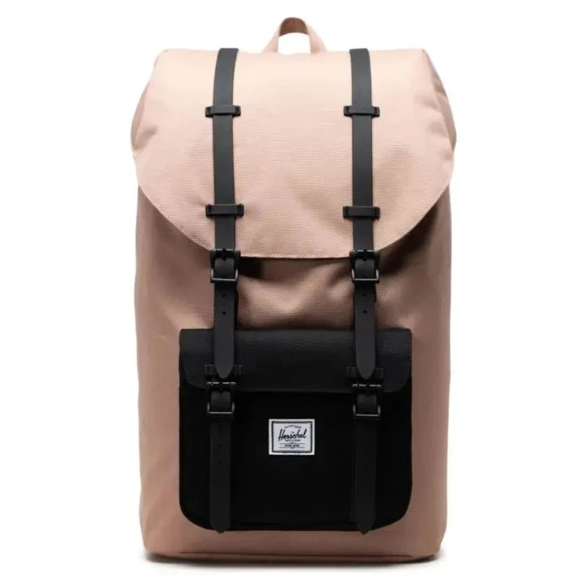 HERSCHEL BACKPACK LITTLE AMERICA LIGHT TAUPE/BLACK - The Drive Skateshop