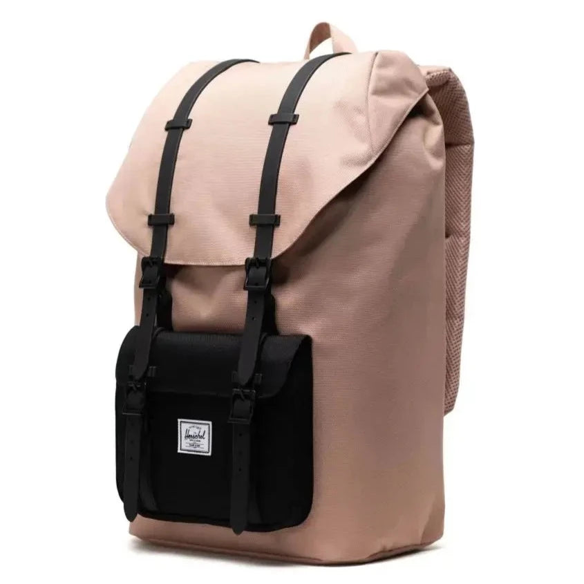 herschel backpack brown black HERSCHEL BACKPACK LITTLE AMERICA LIGHT TAUPE/BLACK – The Drive Skateboard Shop