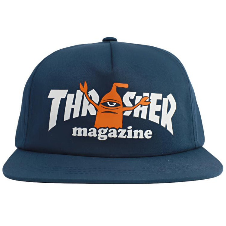 THRASHER X TOY MACHINE SECT SNAPBACK NAVY – The Drive Skateboard Shop