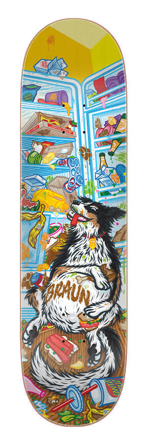 SANTA CRUZ DECK KEVIN BRAUN MUNCHIES EVERSLICK (8.25") - The Drive Skateshop