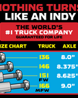 INDEPENDENT STAGE 4 HOLLOW BAR LOGO TRUCKS SILVER/RED ANODIZED