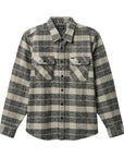 BRIXTON HEAVY WEIGHT FLANNEL BLCK/CHARCOAL