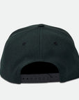 BRIXTON CREST C MP SNAPBACK BLACK - The Drive Skateshop