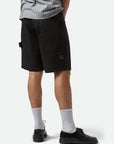 BRIXTON BUILDERS CARPENTER BAGGY SHORT WASHED BLACK - The Drive Skateboard Shop