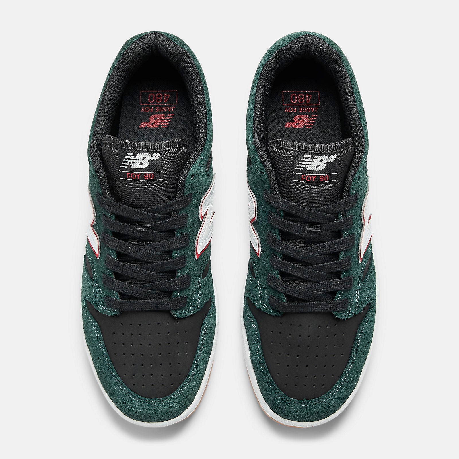 NEW BALANCE 480 JAMIE FOY FOREST GREEN BLACK