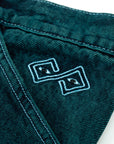 MAGENTA LEDGE DENIM PANTS TEAL