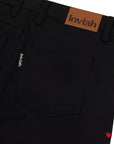 LOVIAH OG BAGGY 5 POCKET DENIM BLACK - The Drive Skateboard Shop