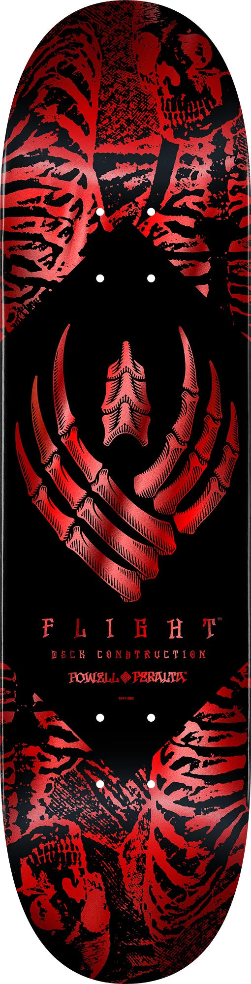 POWELL PERALTA DECK SKELETON FLIGHT RED (8.38