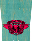 POWELL-PERALTA DECK GEEGAH RIPPER 12 TEAL PINK (9.75") - The Drive Skateboard Shop