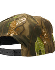 KROOKED EYES CAMO 5 PANEL SNAPBACK HAT