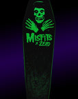ZERO DECK MISFITS FIEND COFFIN MID GLOW IN THE DARK (9.5")
