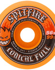 SPITFIRE WHEELS FORMULA FOUR COLOR PACK ORANGE CONICAL FULL 99A (56MM)