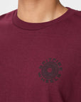 SPITFIRE CLASS '87 SWIRL T-SHIRT BURGUNDY
