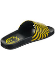 SPITFIRE BIGHEAD SWIRL SLIDES BLACK/YELLOW - The Drive Skateboard Shop