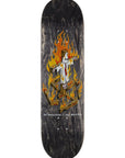TOY MACHINE DECK CHARRED CROSS BLACK STAIN (8.25"/8.5")