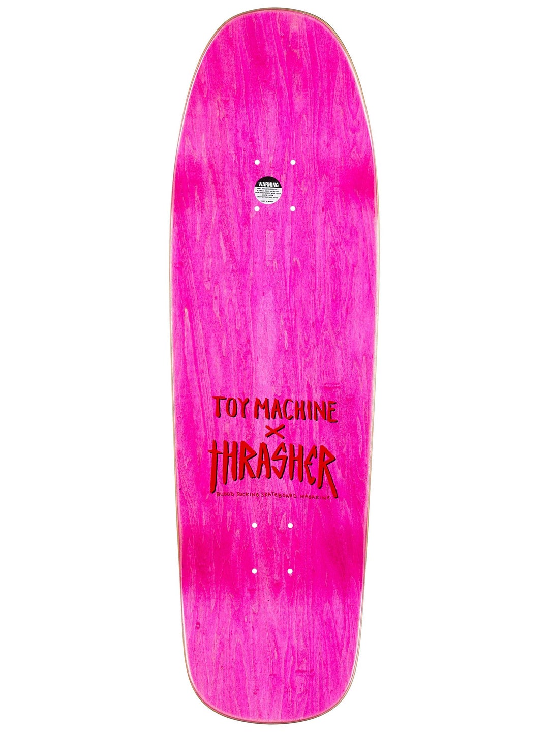 TOY MACHINE X THRASHER MONSTER-GRAM SHAPED DECK – The