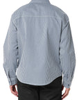 DICKIES HICKORY LONGSLEEVE WORK SHIRT RETRO INDIGO