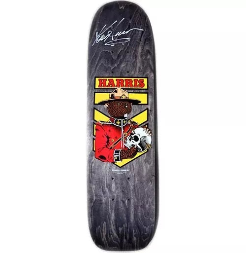 POWELL-PERALTA SIGNED KEVIN HARRIS BEAVER RE-ISSUE DECK (7