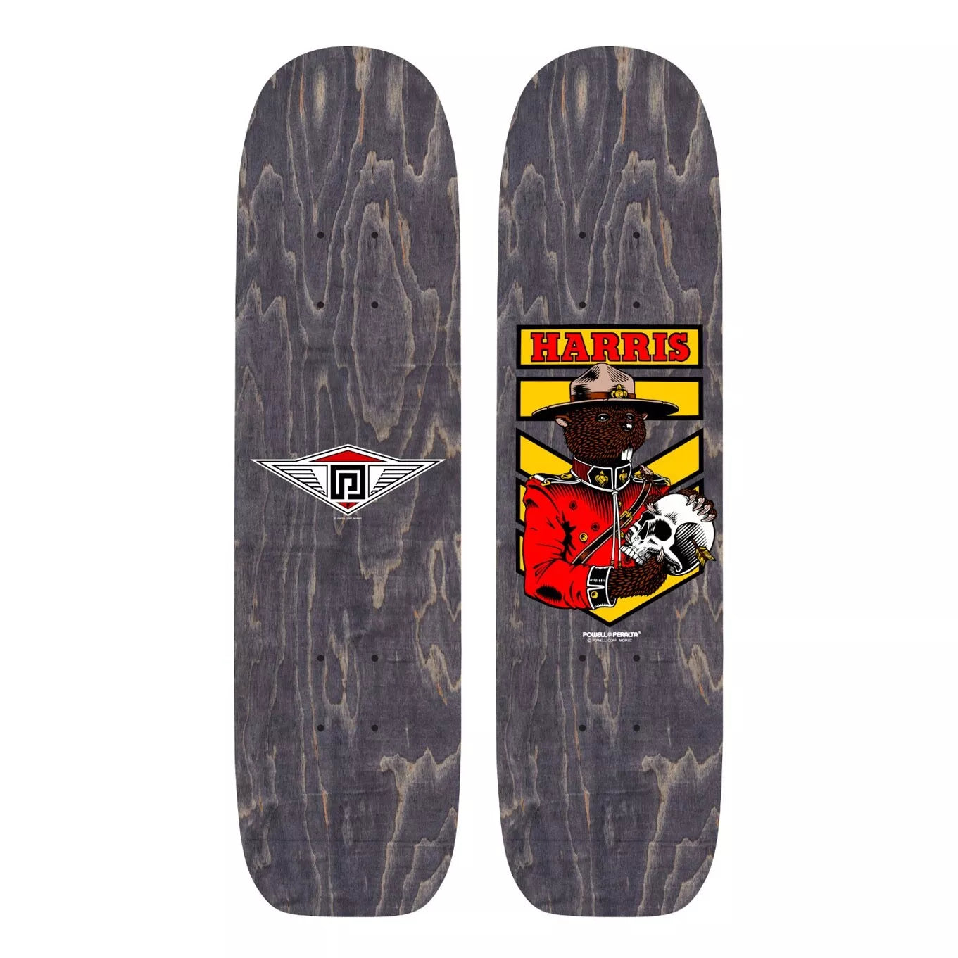 POWELL-PERALTA SIGNED KEVIN HARRIS BEAVER RE-ISSUE DECK (7") - The Drive Skateboard Shop