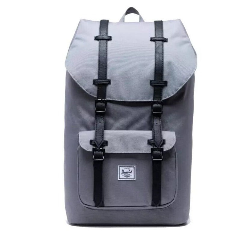 grey herschel backpack little america HERSCHEL BACKPACK LITTLE AMERICA RAVEN CROSSHATCH – The Drive Skateboard Shop