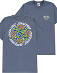SANTA CRUZ T-SHIRT DRESSEN ROSE SOLO STEEL BLUE