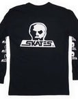 SKULL SKATES YOUTH LONGSLEEVE BLACK