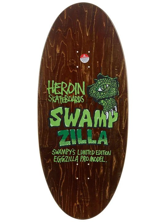 HEROIN DECK SWAMP ZILLA (13") - The Drive Skateboard Shop