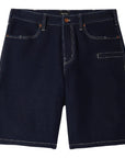 BRIXTON BUILDERS CARPENTER BAGGY SHORT RINSE DENIM - The Drive Skateboard Shop