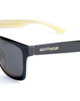 HAPPY HOUR SUNGLASSES WOLF PUPS BLACK AND TAN - The Drive Skateboard Shop