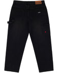 LOVIAH DENIM WORK DENIM SAND BLASTED DIRTY WASH BLACK FADE