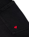 LOVIAH DENIM WORK DENIM SAND BLASTED DIRTY WASH BLACK FADE