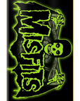 ZERO DECK MISFITS BAT FIEND GLOW IN THE DARK (8.25") - The Drive Skateshop