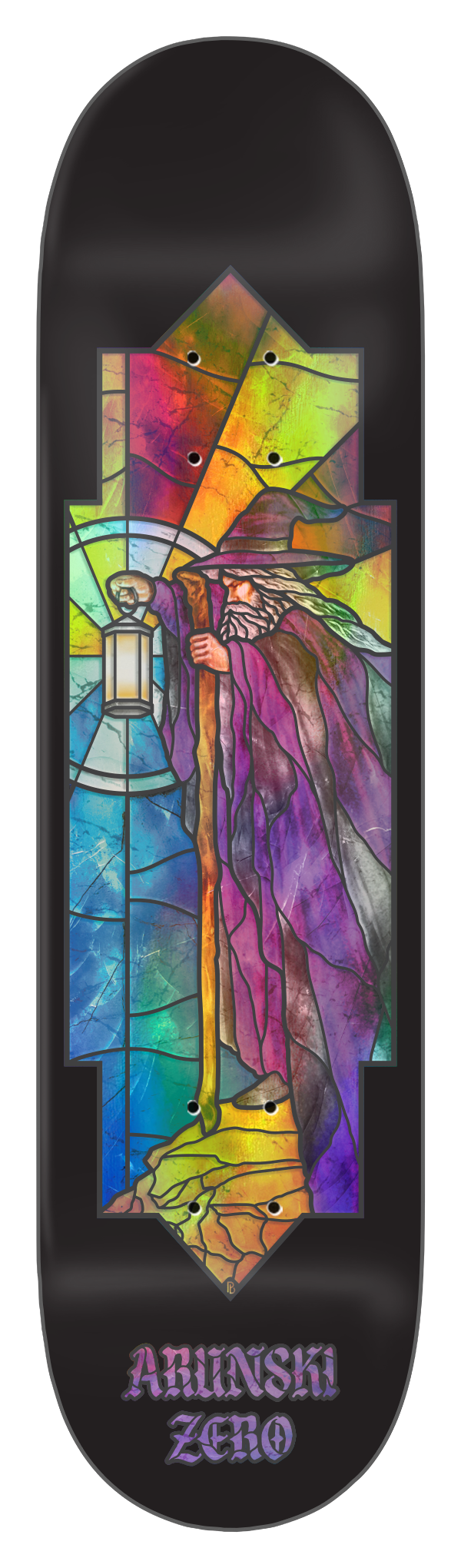 ZERO DECK STAINED GLASS ARUNSKI (8.5")