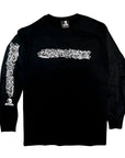 SKULL SKATES Z-LOK CRYSTAL OCEAN LONGSLEEVE T-SHIRT BLACK