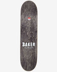 BAKER DECK - LOGO BLACK/WHITE (8") - The Drive Skateshop