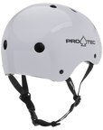 PRO-TEC HELMET - CLASSIC CERTIFIED GLOSS WHITE - The Drive Skateshop