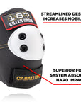187 KILLER PADS CABALLERO - ADULT SIX PACK PAD SET - The Drive Skateshop