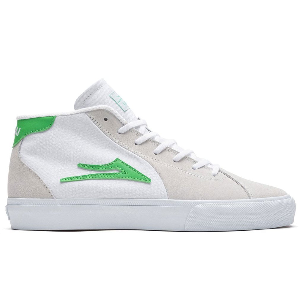 LAKAI FLACO II MID WHITE SUEDE – The Drive Skateboard Shop LAKAI FLACO II MID WHITE SUEDE – The Drive Skateboard Shop