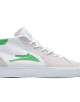 LAKAI FLACO II MID WHITE SUEDE - The Drive Skateshop