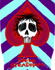 POWELL-PERALTA RETRO DECK - STEADHAM SPADE 12 PURPLE AQUA (10") - The Drive Skateshop