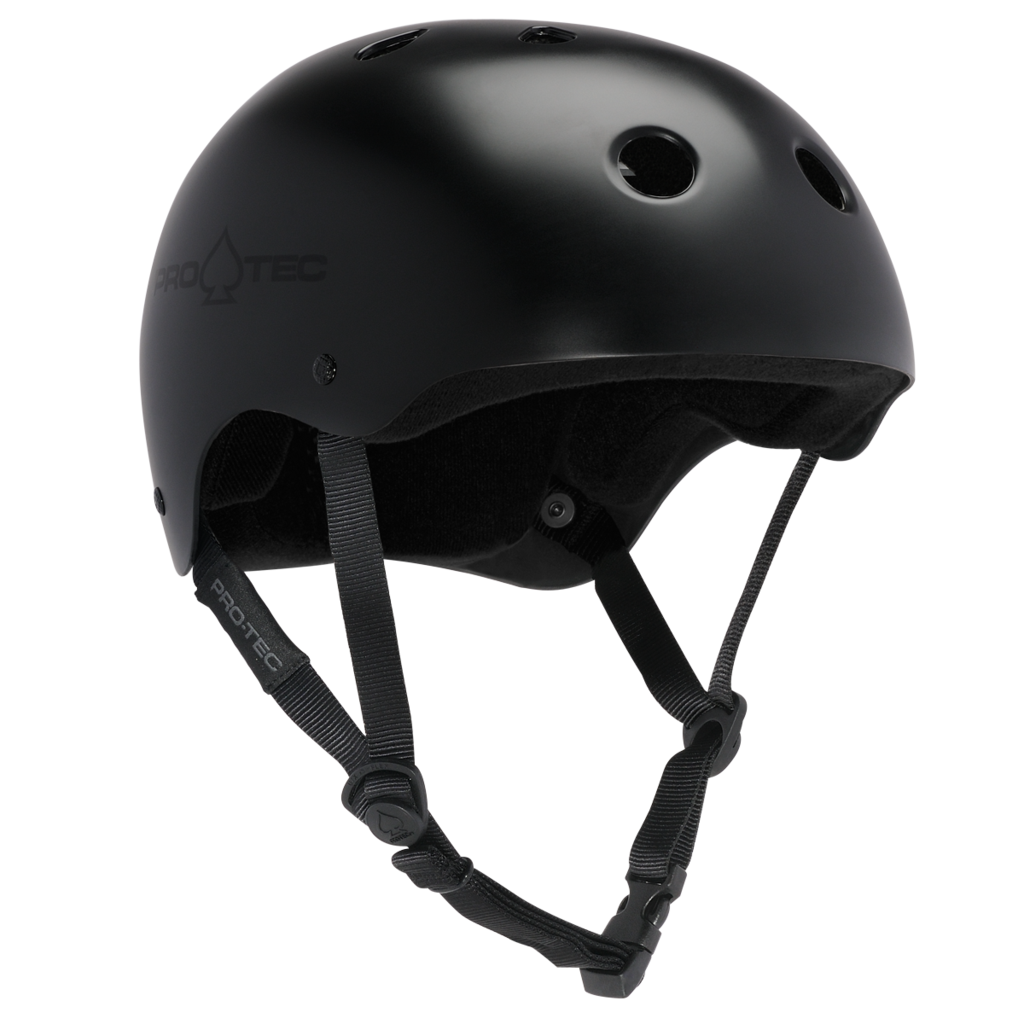 PRO-TEC - CLASSIC SKATE BLACK HELMET - The Drive Skateshop