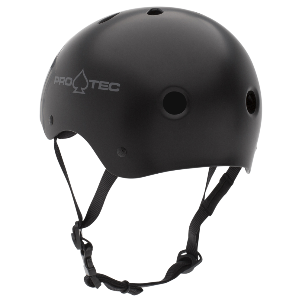 PRO-TEC - CLASSIC SKATE BLACK HELMET - The Drive Skateshop