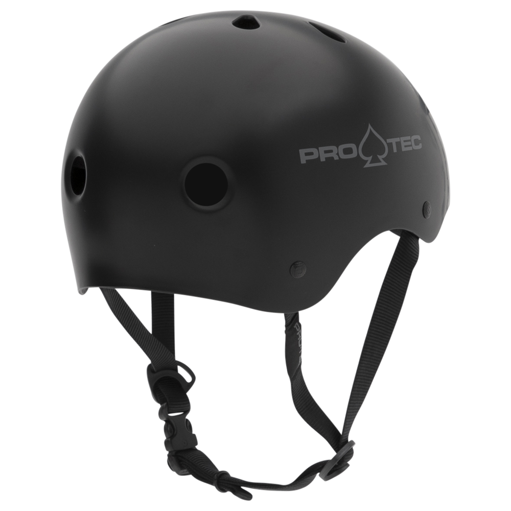 PRO-TEC - CLASSIC SKATE BLACK HELMET - The Drive Skateshop